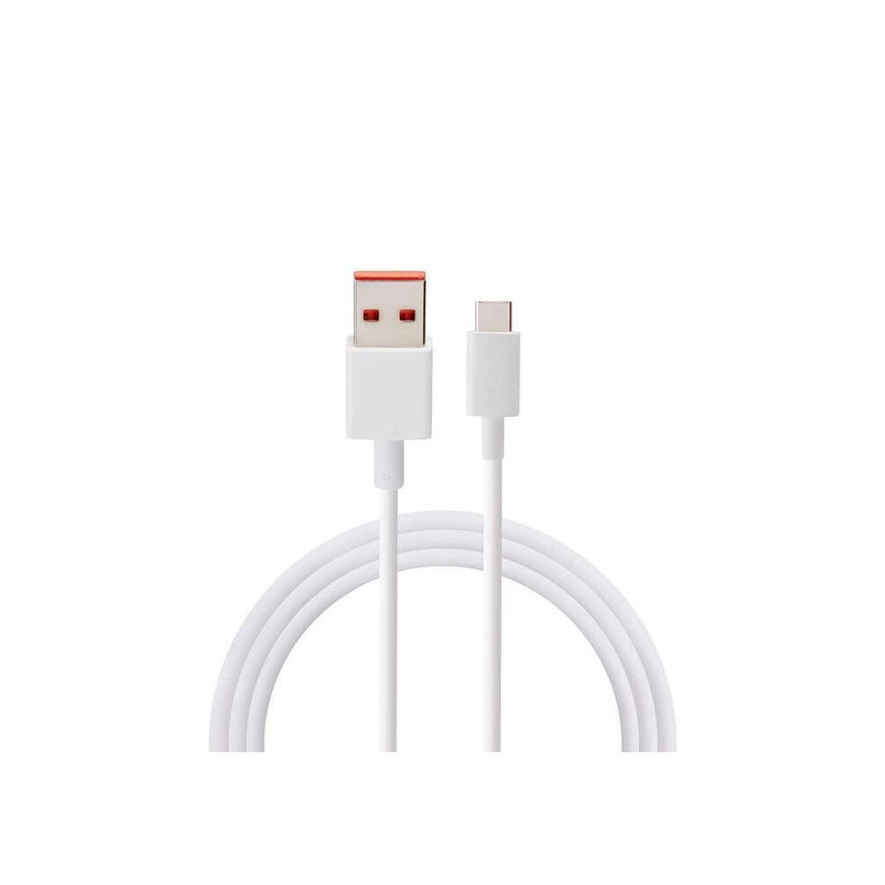 Câble Xiaomi Type-A VersType-C 6A / 1M / Blanc