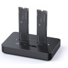 Station d'accueil Gembird double disque SSD USB Type-C M.2 NVMe et SATA