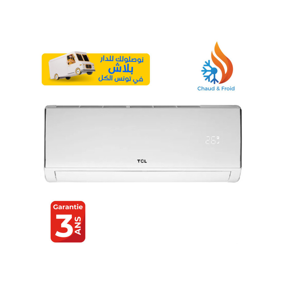 CLIMATISEUR TCL 18000 BTU CHAUD FROID INVERTER