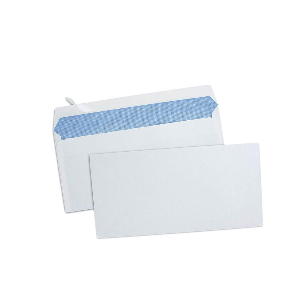 Paquet de 1000 Enveloppes PIGNA Blanches 120 x 180 mm Strip 80 gr