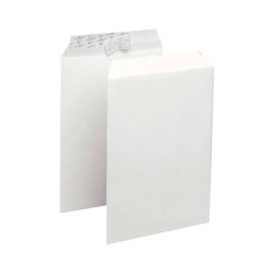 Paquet de 500 Pochettes PIGNA Blanches 162 x 230 mm Strip 90 gr