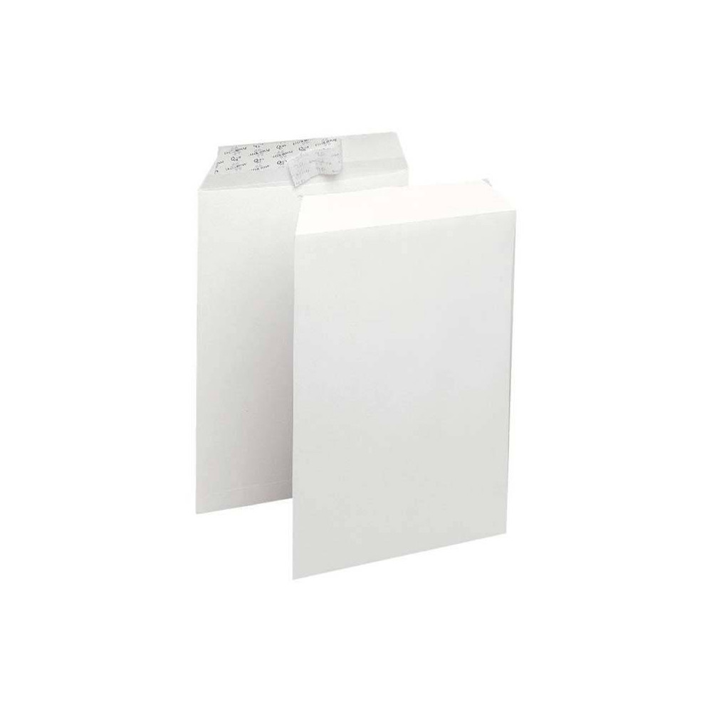 Paquet de 500 Pochettes PIGNA Blanches 162 x 230 mm Strip 90 gr