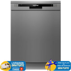Lave Vaisselle Maxwell 13 couverts Inox / MAX-LVM1326SD-N