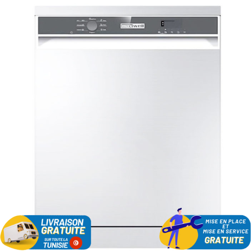 Lave Vaisselle Maxwell 13 couverts Blanc / MAX-LVM1327BD-B