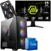 Setup Gamer Special Pc de Bureau Gaming / i7-13700F / RTX 3050 3G / 16 Go Avec Écran Gaming MSI MAG 24.5" Full HD IPS / 200 Hz