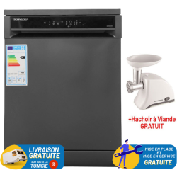 Lave vaisselle Schneider 13 couverts / Silver + Hachoir à Viande GRATUIT