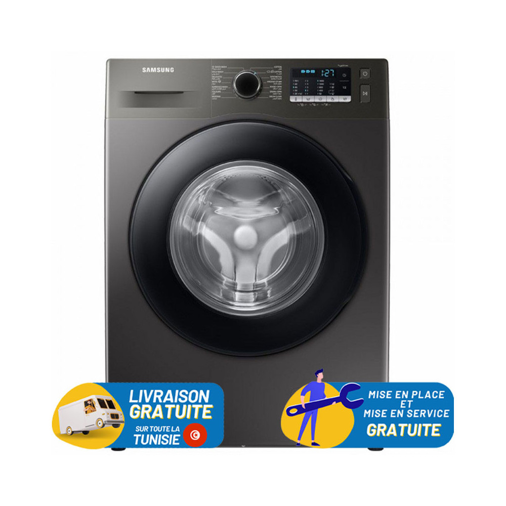 Machine à Laver Frontale Samsung WW70TA046AX 7 kg / Inox