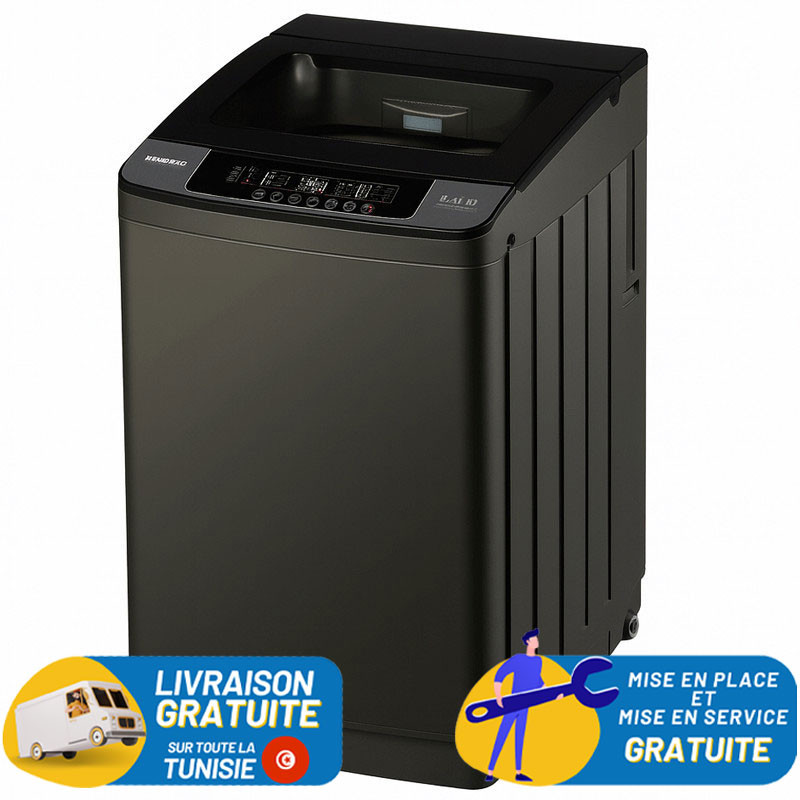 Machine à Laver NEWSTAR TOP LOAD 10kg / Dark Silver