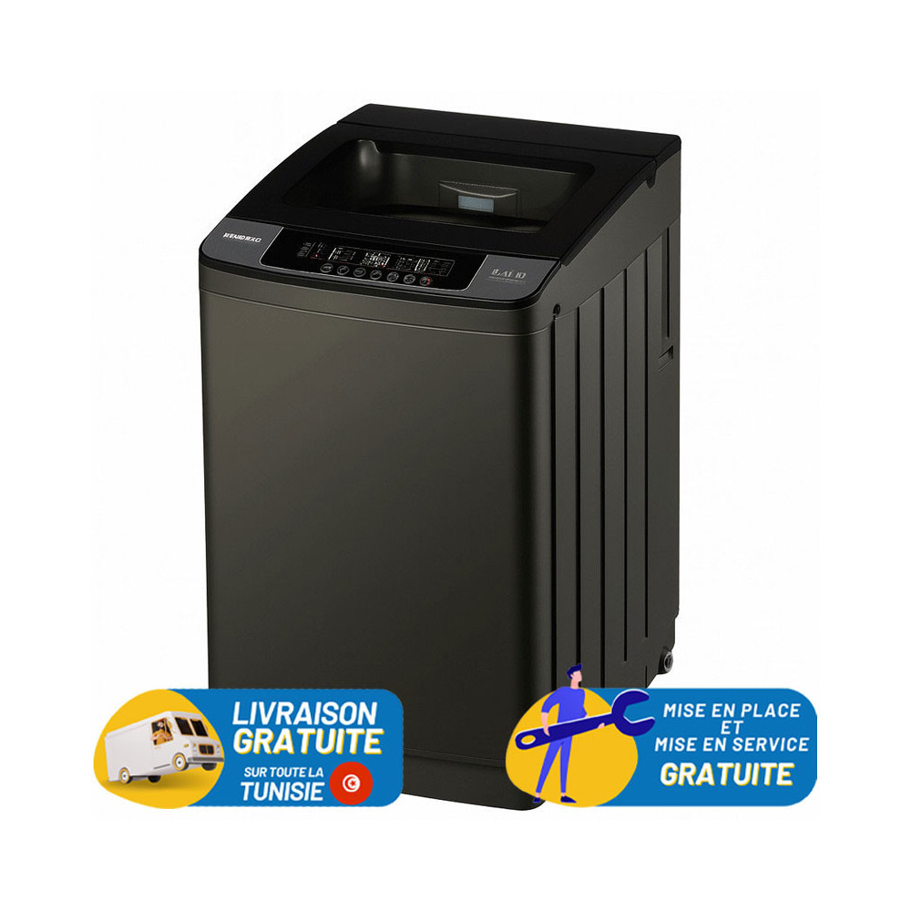 Machine à Laver NEWSTAR TOP LOAD 10kg / Dark Silver