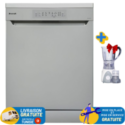 Lave Vaisselle BRANDT 13 Couverts - Silver  + Blender 2en1 400W Offert