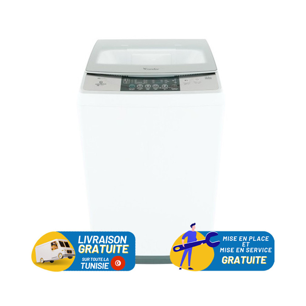 Machine à laver Top Load Infinity Condor 10.5 Kg / Blanc