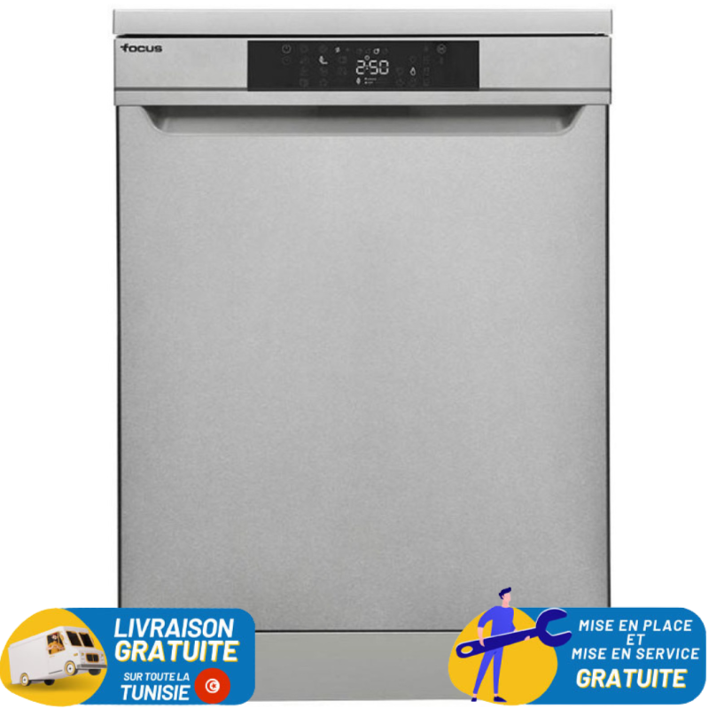 Lave vaisselle FOCUS 15 Couverts inox - QUADRA.1015