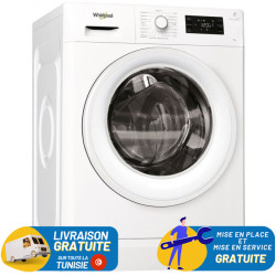 Machine à laver Whirlpool Fresh Care FWG 71253 SB / 7 Kg / Blanc
