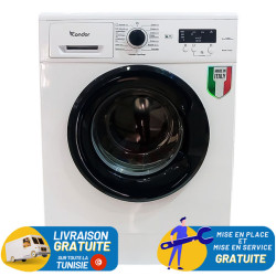 Machine à laver Frontale Condor / 6 Kg / Blanc