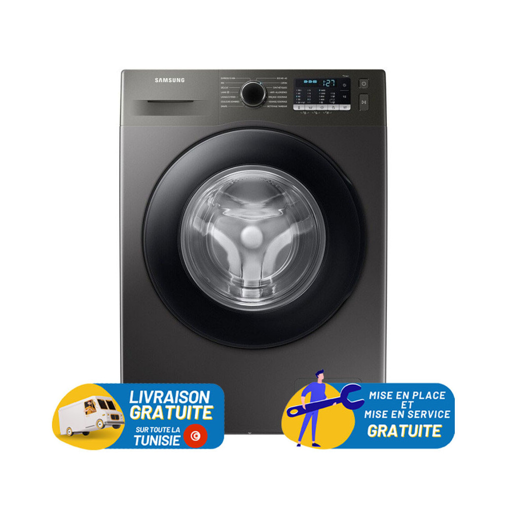 Machine à Laver Frontale Samsung WW80TA046AX 8Kg / Inox