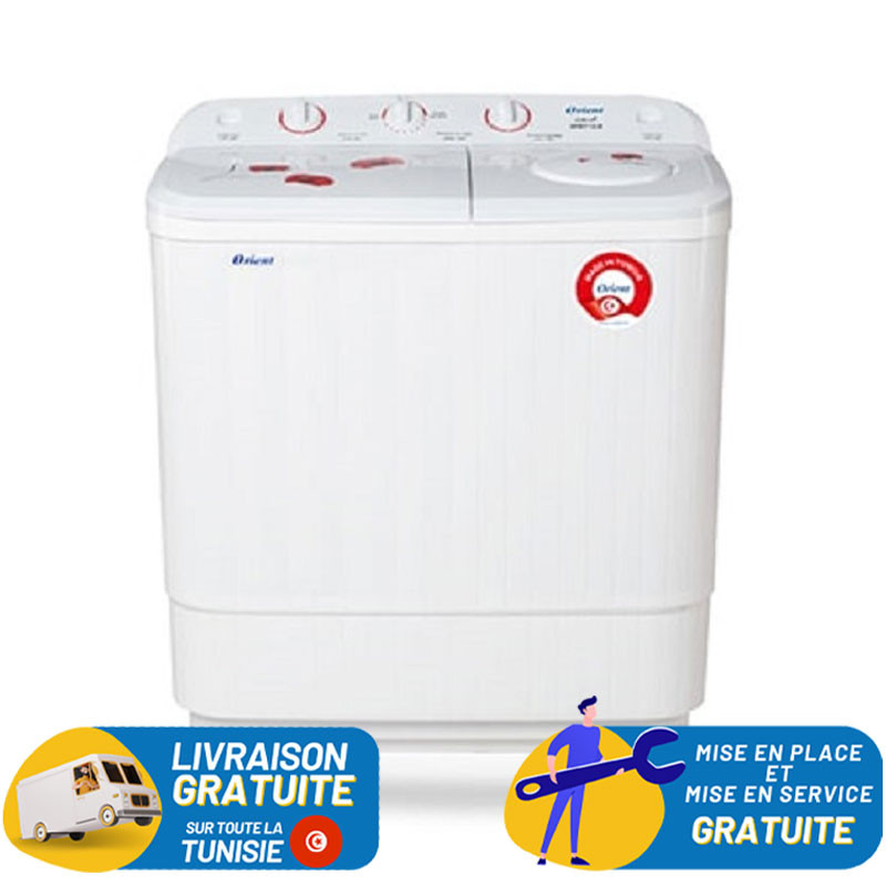 Machine à laver semi automatique Orient 11 Kg / Blanc