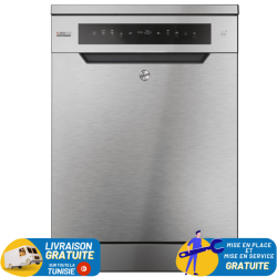 LAVE VAISSELLE HOOVER INVERTER 16 Couverts INOX / HF6C7F0X-17