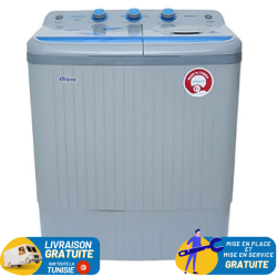 LAVE LINGE ORIENT SEMI AUTOMATIQUE 11KG GRIS / XPB1-11-2G