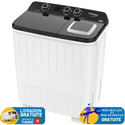 MACHINE À LAVER SEMI-AUTOMATIQUE 10KG BIOLUX DT101 BLANC