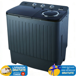 Machine à Laver Semi Automatique National 13Kg / Gris / DT-130S