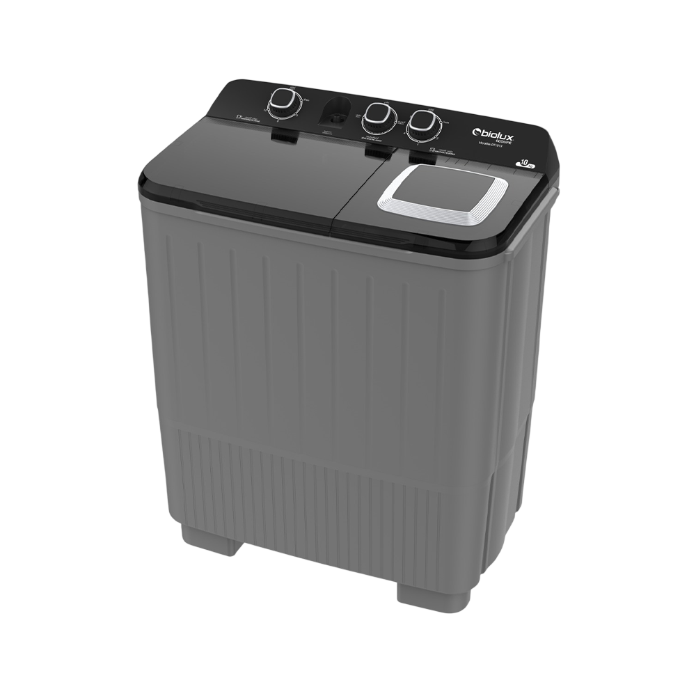 Lave-Linge BIOLUX 10KG Semi-Automatique Silver (DT101S)