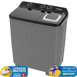 Lave-Linge BIOLUX 10KG Semi-Automatique Silver (DT101S)