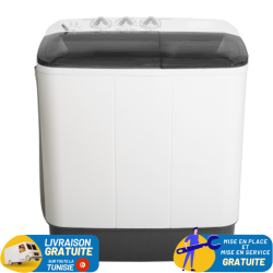 LAVE LINGE CONDOR TWIN TUBE SEMI-AUTO 13KG Blanc