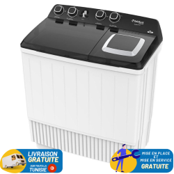 MACHINE À LAVER SEMI-AUTOMATIQUE 14KG BIOLUX DT141 BLANC