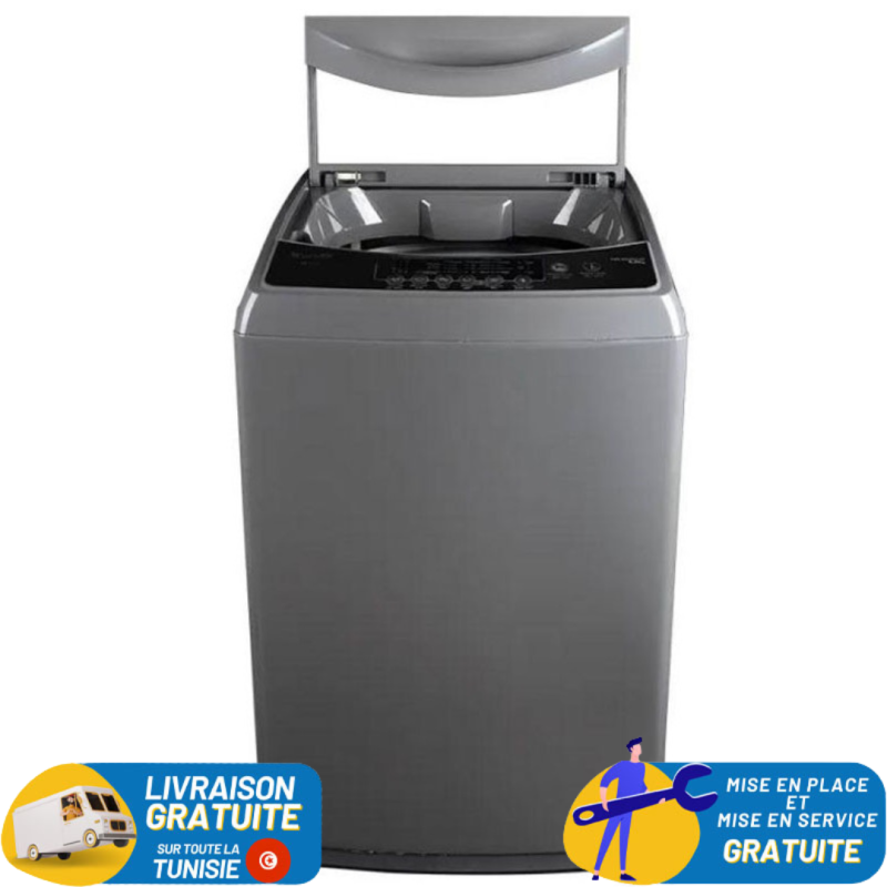 Lave Linge Top CONDOR 8 kg / Silver / WAT-KS3M34D