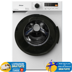 Machine à laver Automatique Frontale Orient OW-F7V03B / 7KG / Blanc / OW-F7V03B