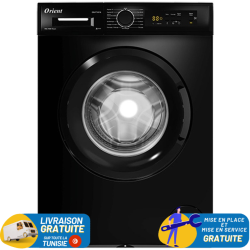 Machine à laver automatique ORIENT 7KG / Noir / OW-F7V01N