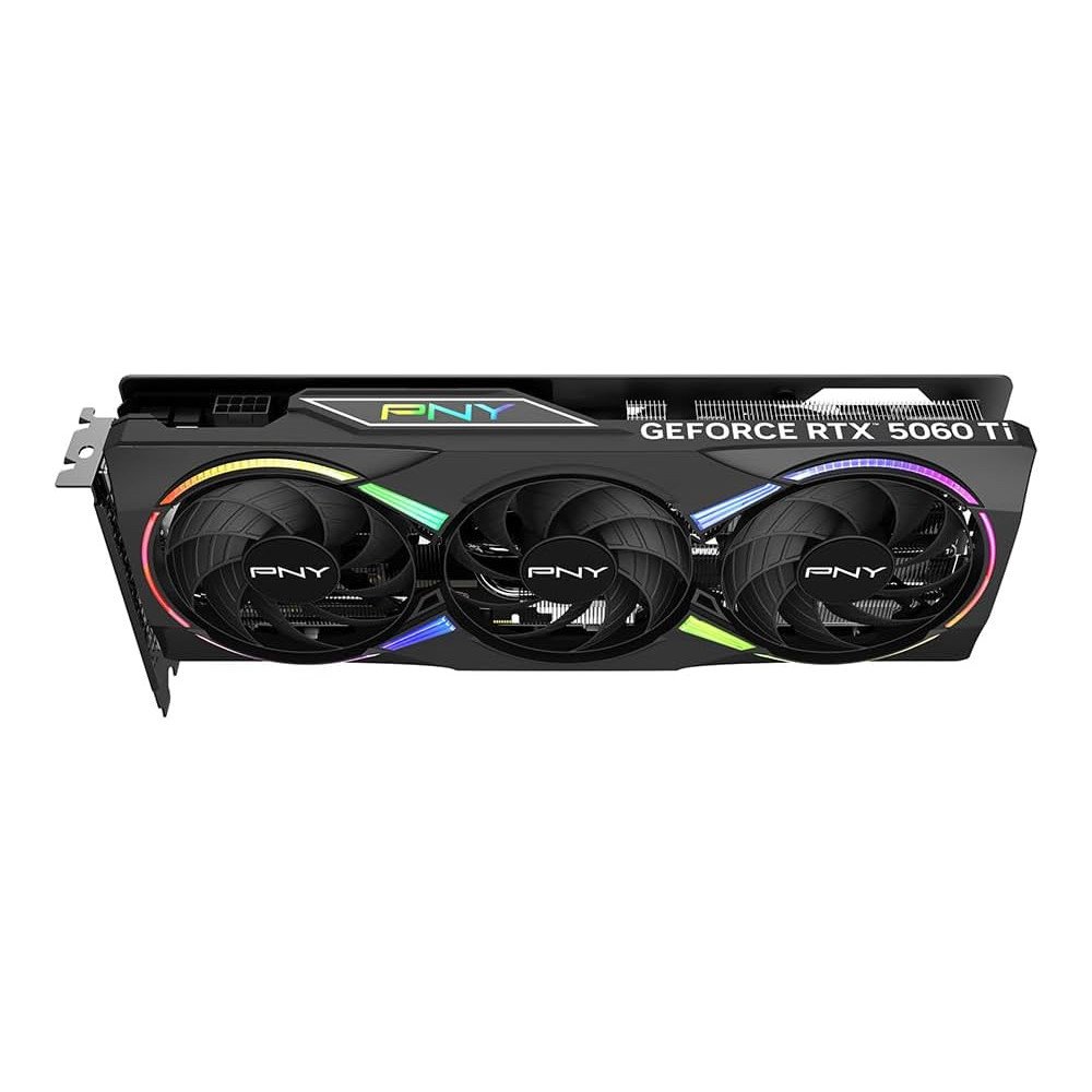 Carte graphique PNY GeForce RTX 5060 Ti 16 Go GDDR7 OC RGB Triple Fan