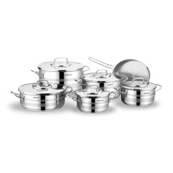 Batterie de Cuisine Korkmaz Astron 11 Pièces / Inox / A2051