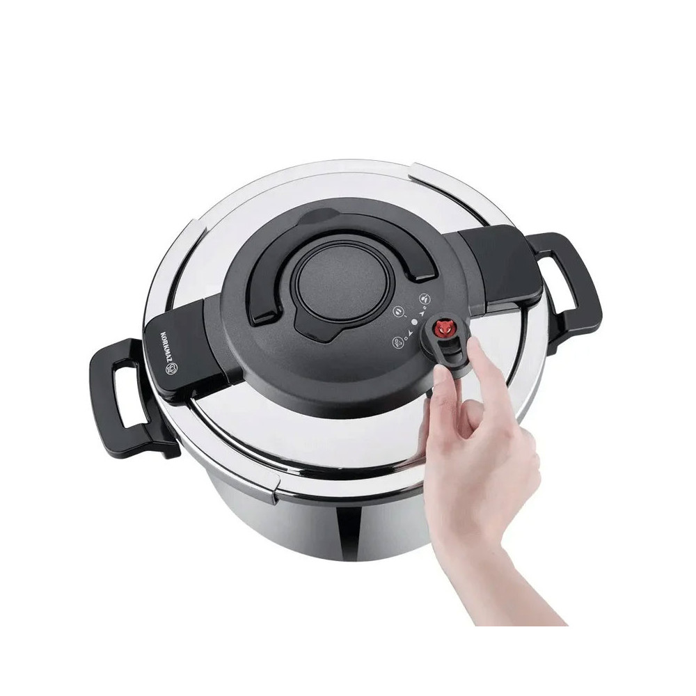Set Cocotte KORKMAZ Alessa 7 Litres + Faitout 4L / Inox