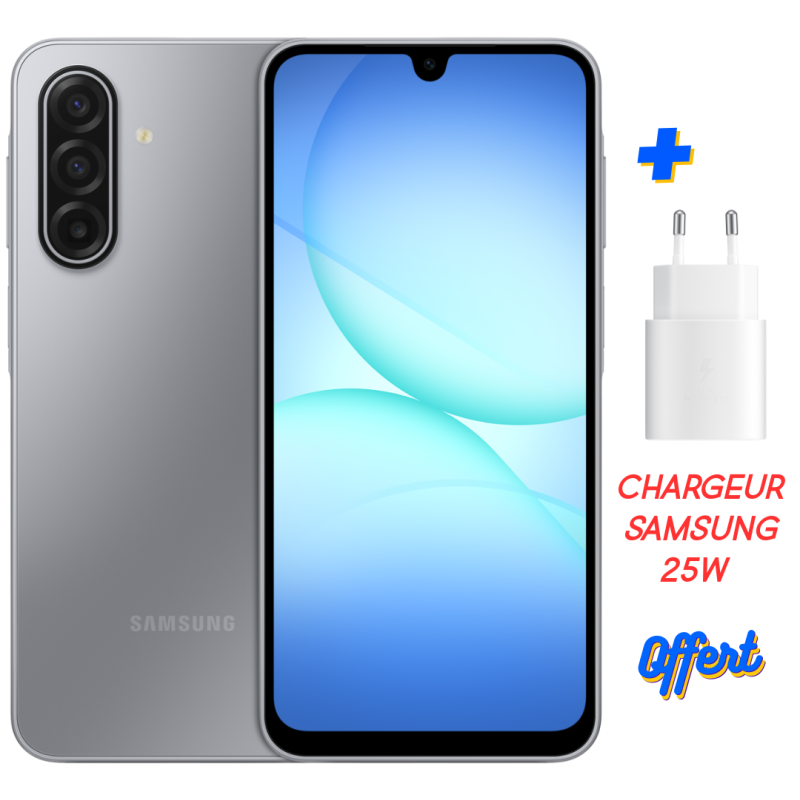 Smartphone Samsung Galaxy A17 / 12Go / 128 Go / Gris