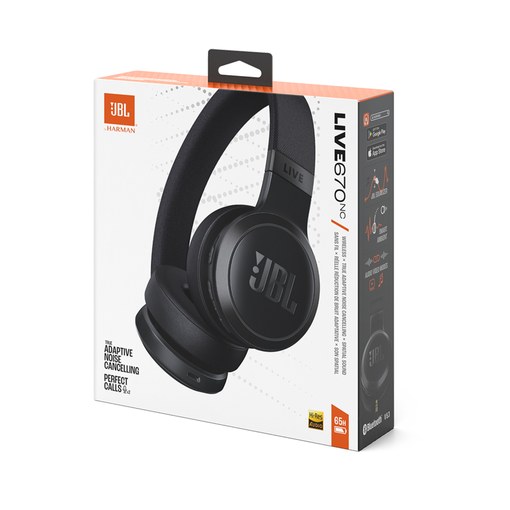 Casque Sans fil Bluetooth JBL Live 670NC / Noir