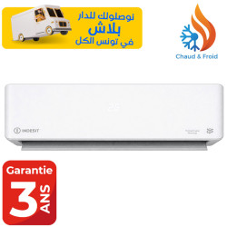 Climatiseur Indesit 9000 BTU Inverter Chaud Froid Blanc GAR 3 ANS