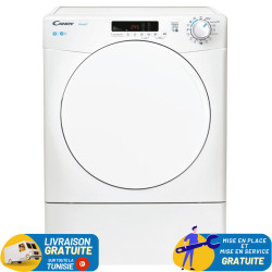 Sèche linge CANDY Smart 9KG à évacuation / BLANC