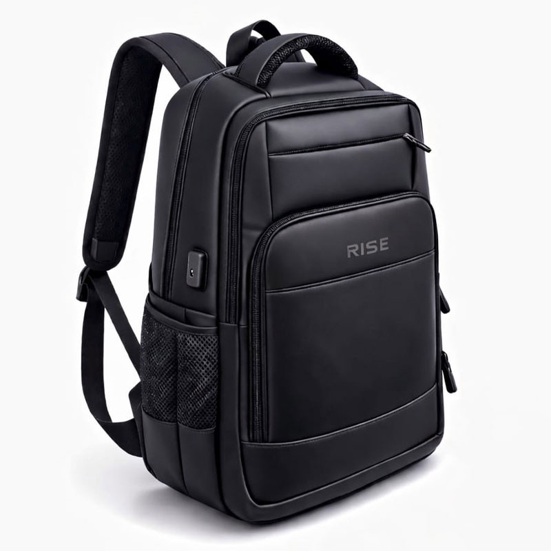 SAC A DOS RISE 16.1'' avec PORT USB (Type A & Type C) / Noir