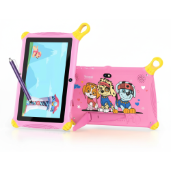 TABLETTE TELZEAL 601 5G/WIFI 6G/128G 7" ETUI + FILM + FREE GIFTS / Pink