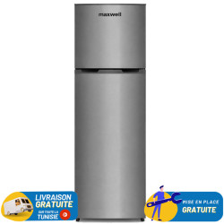 Réfrigérateur MAXWELL De Frost Double Portes 270 Litres / Silver