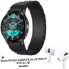 Montre Connectée COLMI i28 Ultra Métal / Noir Avec Écouteurs Sans Fil Bluetooth OTU AI-18 Blanc