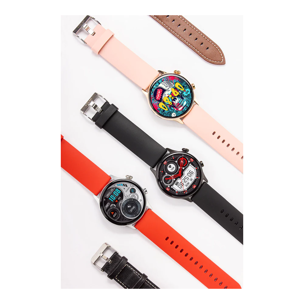 Montre connecté COLMI i30 / Rouge Avec Écouteurs Sans Fil Bluetooth OTU AI-18 Blanc
