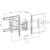 Support Mural SBOX PLB-8148 (43-100/60KG)