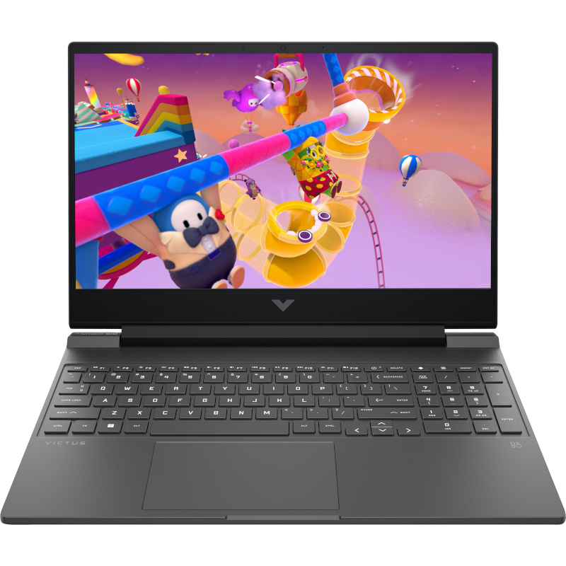 Pc Portable Gamer HP Victus Gaming 15-fb3008nk / Ryzen 5 8645HS / 16 Go DDR5 / 512 Go SSD / Windows 11 / Noir Avec Souris Gaming Sans Fil HP HyperX Pulsefire Haste 2 Core Noir Offerte