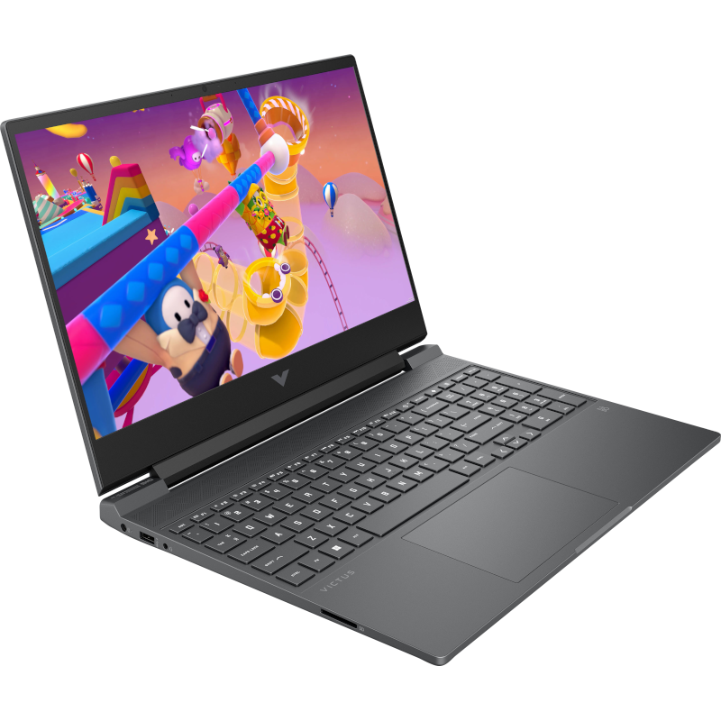 Pc Portable Gamer HP Victus Gaming 15-fb3008nk / Ryzen 5 8645HS / 16 Go DDR5 / 512 Go SSD / Windows 11 / Noir Avec Souris Gaming Sans Fil HP HyperX Pulsefire Haste 2 Core Noir Offerte