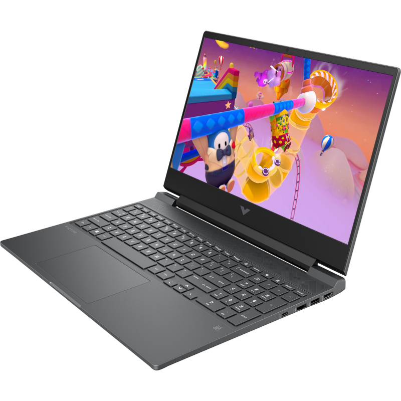 Pc Portable Gamer HP Victus Gaming 15-fb3008nk / Ryzen 5 8645HS / 16 Go DDR5 / 512 Go SSD / Windows 11 / Noir Avec Souris Gaming Sans Fil HP HyperX Pulsefire Haste 2 Core Noir Offerte