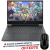 Pc Portable Gamer HP Victus Gaming 15-fb3008nk / Ryzen 5 8645HS / 16 Go DDR5 / 512 Go SSD / Windows 11 / Noir Avec Souris Gaming Sans Fil HP HyperX Pulsefire Haste 2 Core Noir Offerte