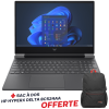 Portable Gaming HP Victus Gaming 15-fa2029nk / i7-13620H / RTX 2050 4G / 8 Go / 512 Go SSD / Windows 11 / Argent Avec Sac à dos HP HyperX Delta 8C524AA Offerte