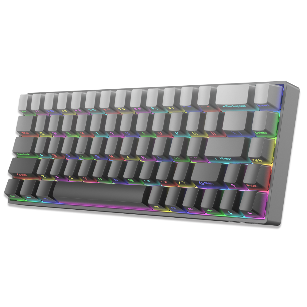 Clavier Gaming Mécanique White Shark GK-00711 NUNCHAKU / RED SWITCH / Gris